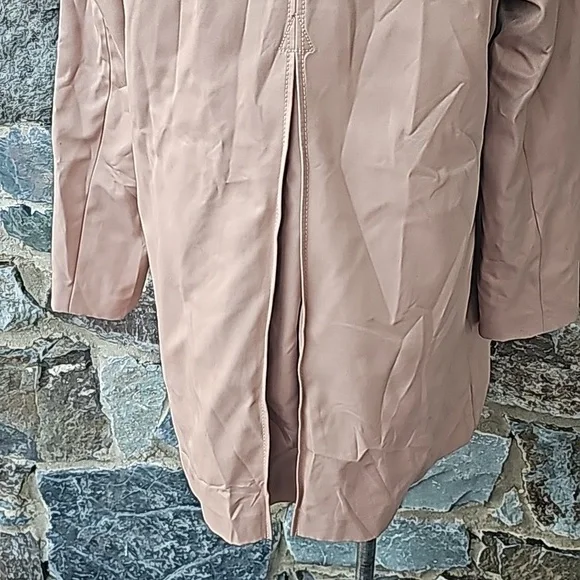 Kate Spade Camel Alpine Hooded Rain Coat, L/G
